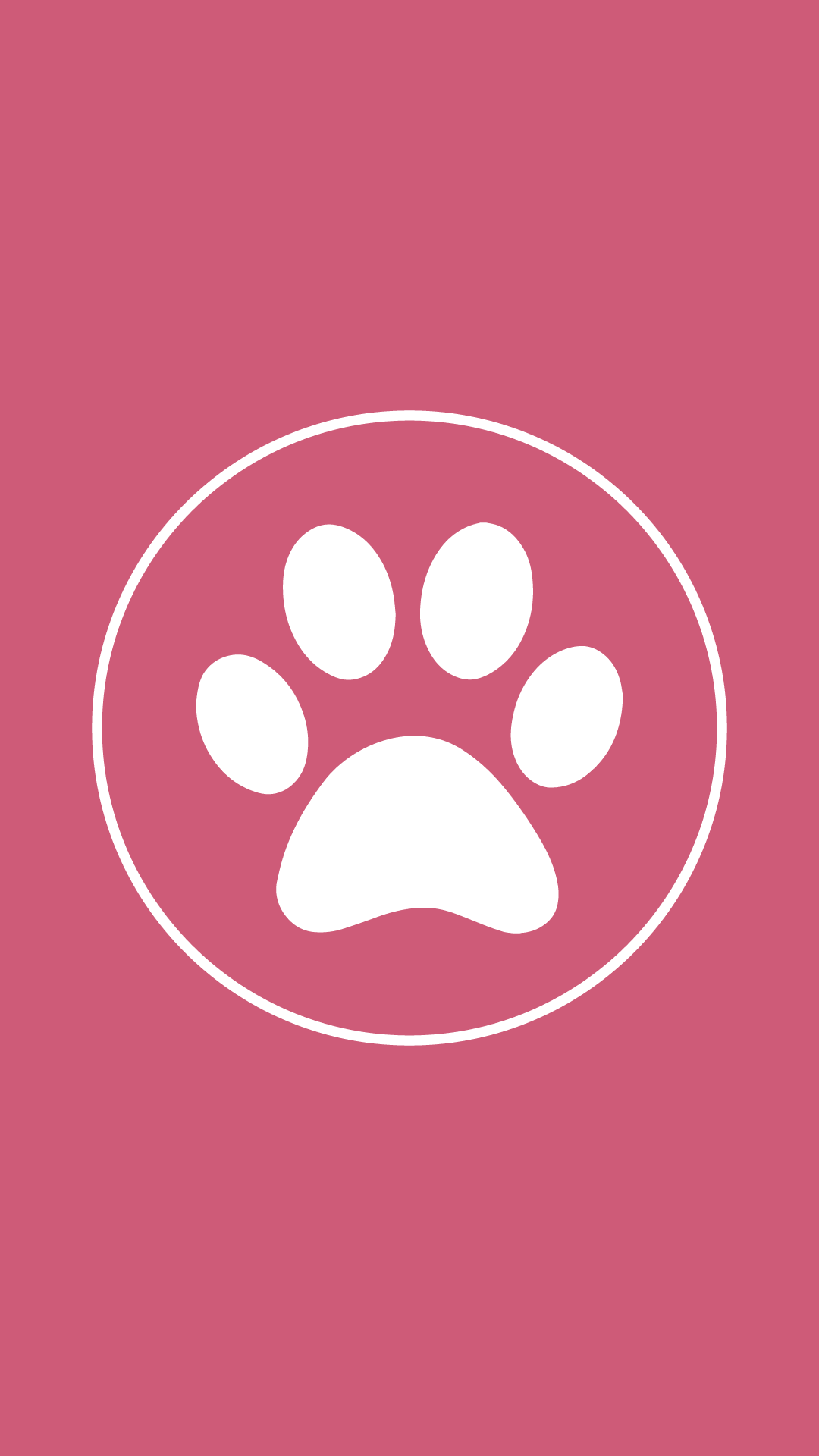 Instagram Paw Prints Story Highlight Covers, paw print fruit pink.