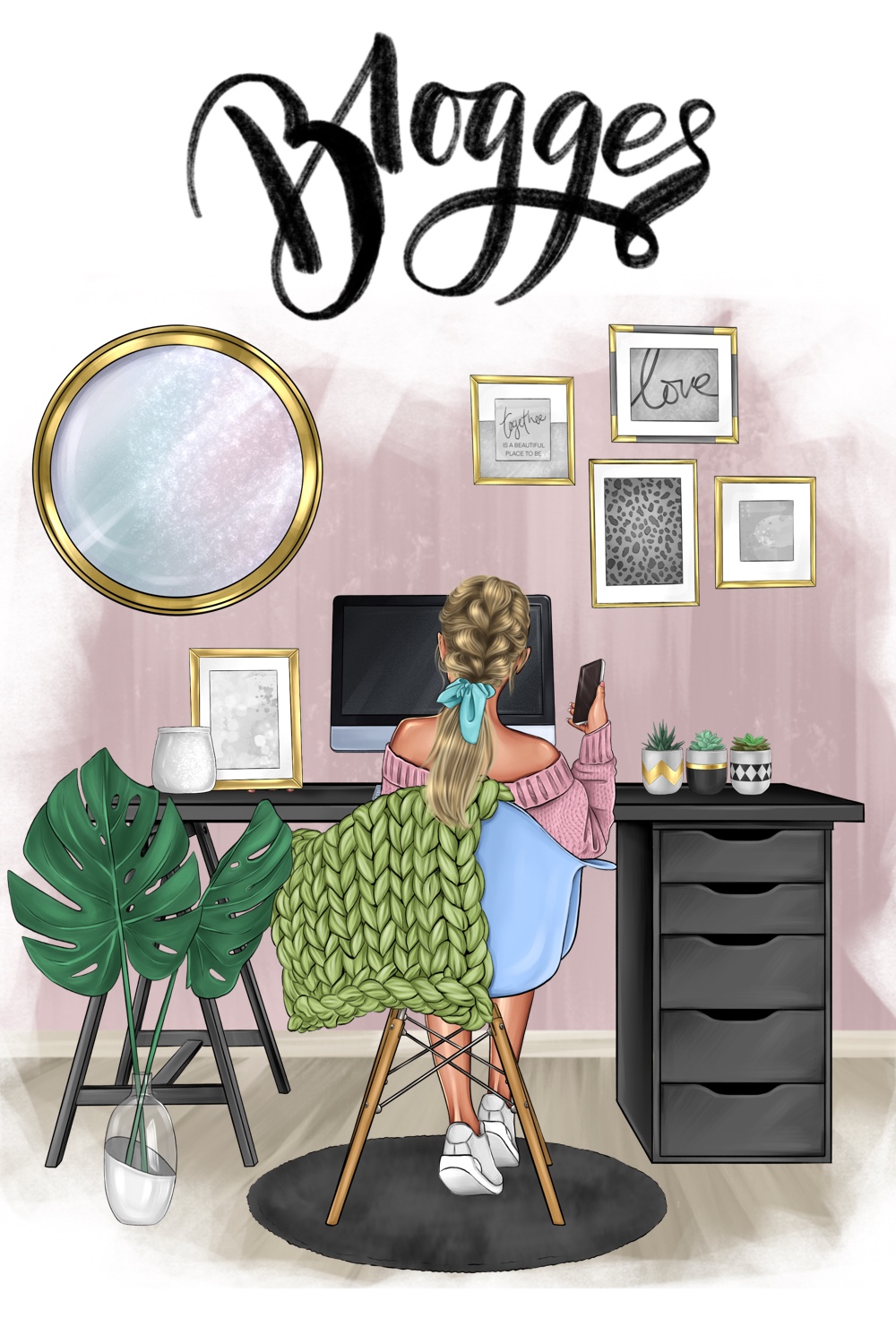 Blogger Clipart And Lady Boss Clipart Pinterest Image.