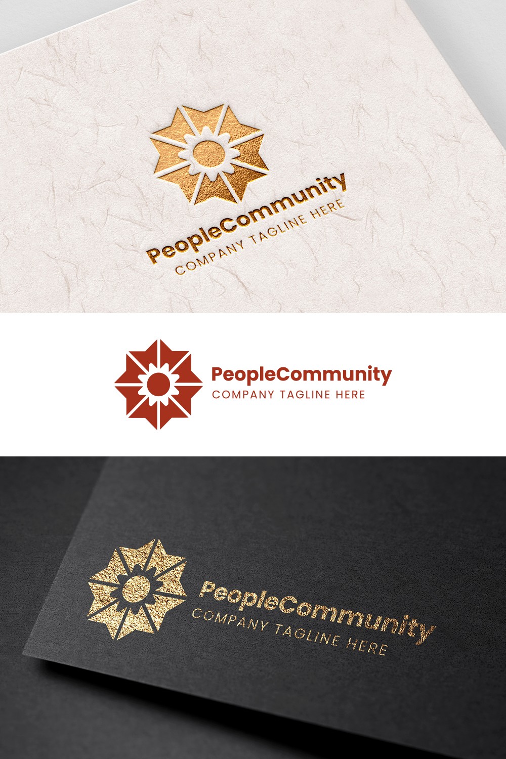 pinterest People Community Logo - Abstract Logo - Group Logo - Business Logo - Company Logo.
