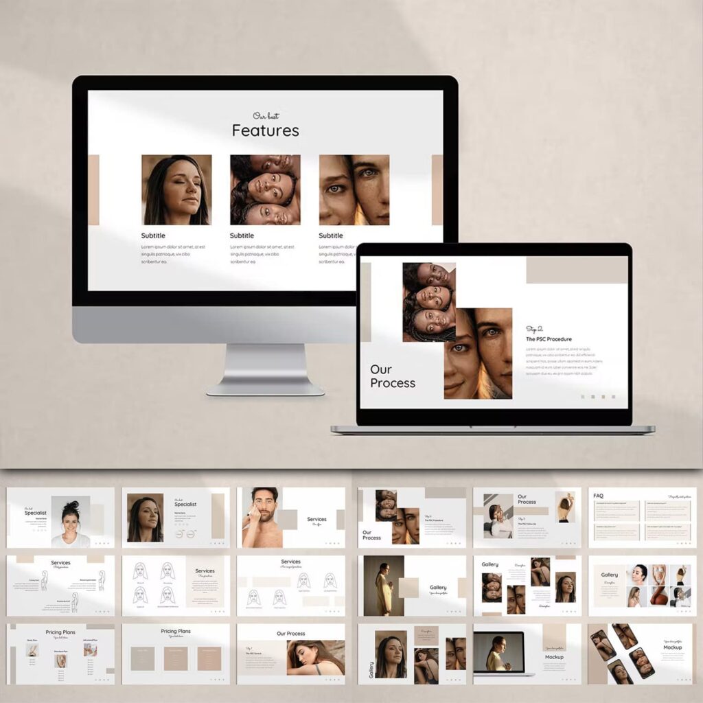 Plastic Surgery PowerPoint Template PPTX – MasterBundles