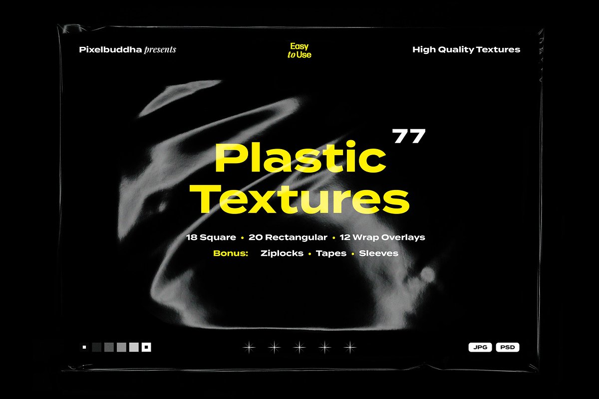 Cover image of Plastic Textures Collection.