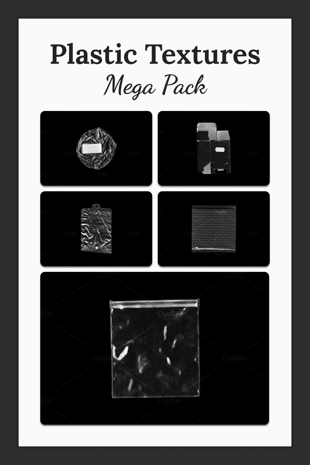 Plastic textures mega pack - pinterest image preview.