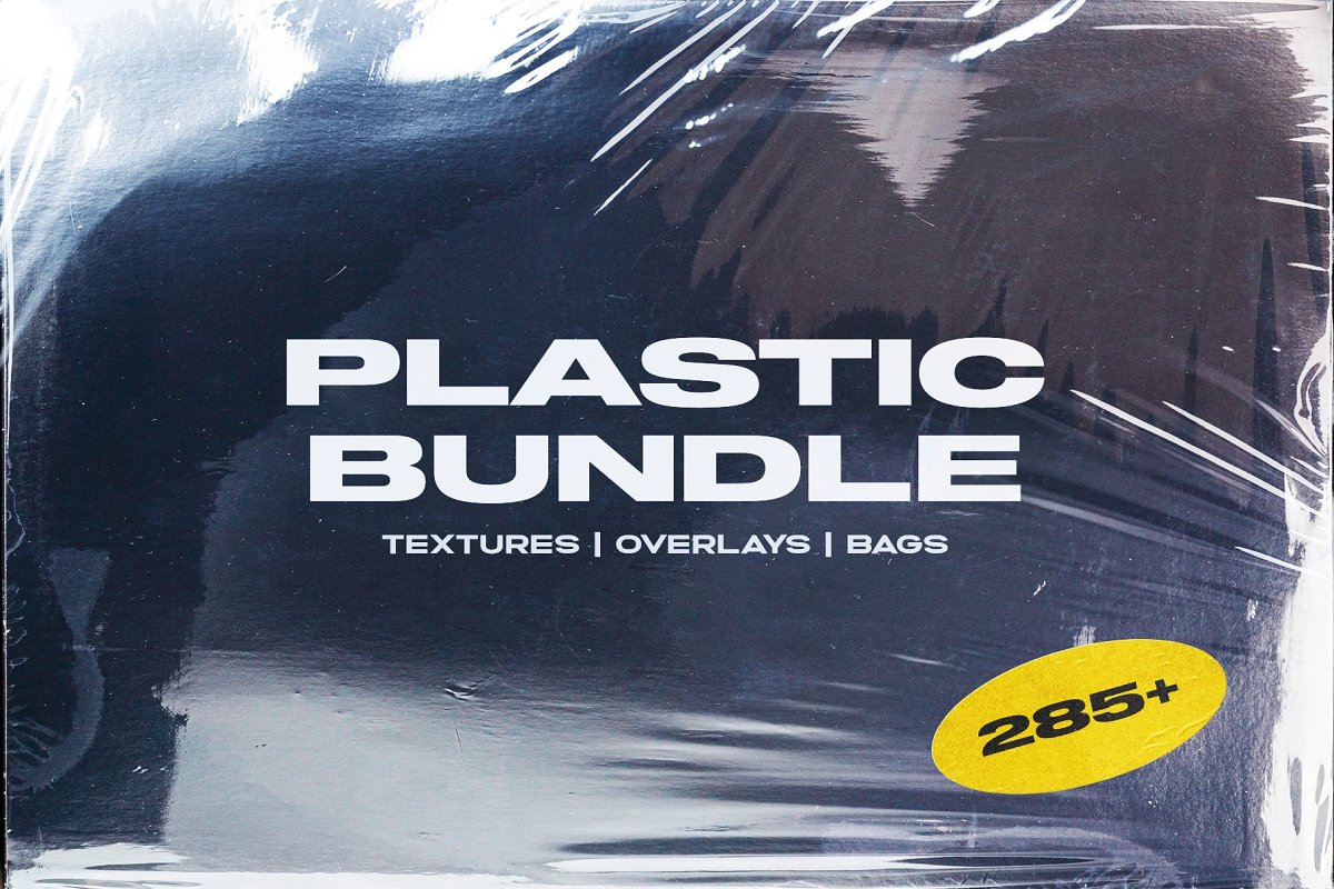 Cover image of Plastic Bundle Branding Wrap Texture.