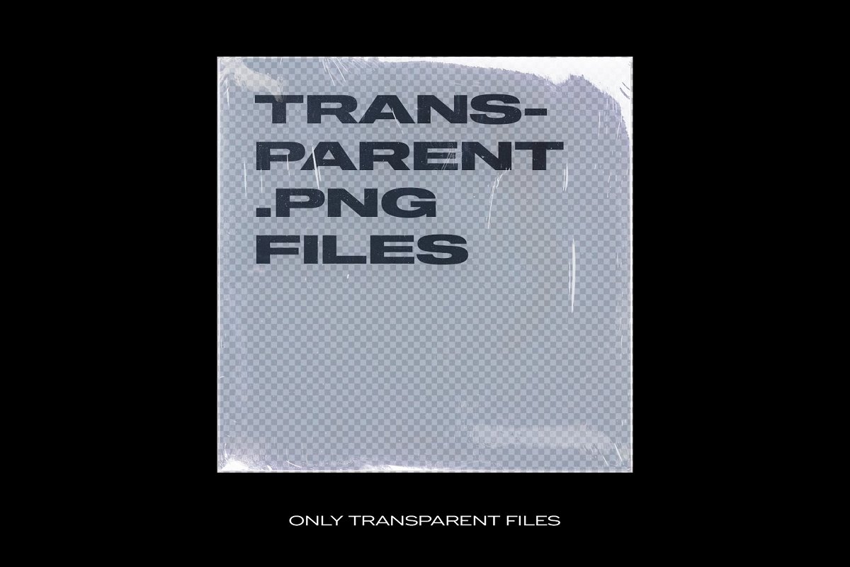There are only transparent files.