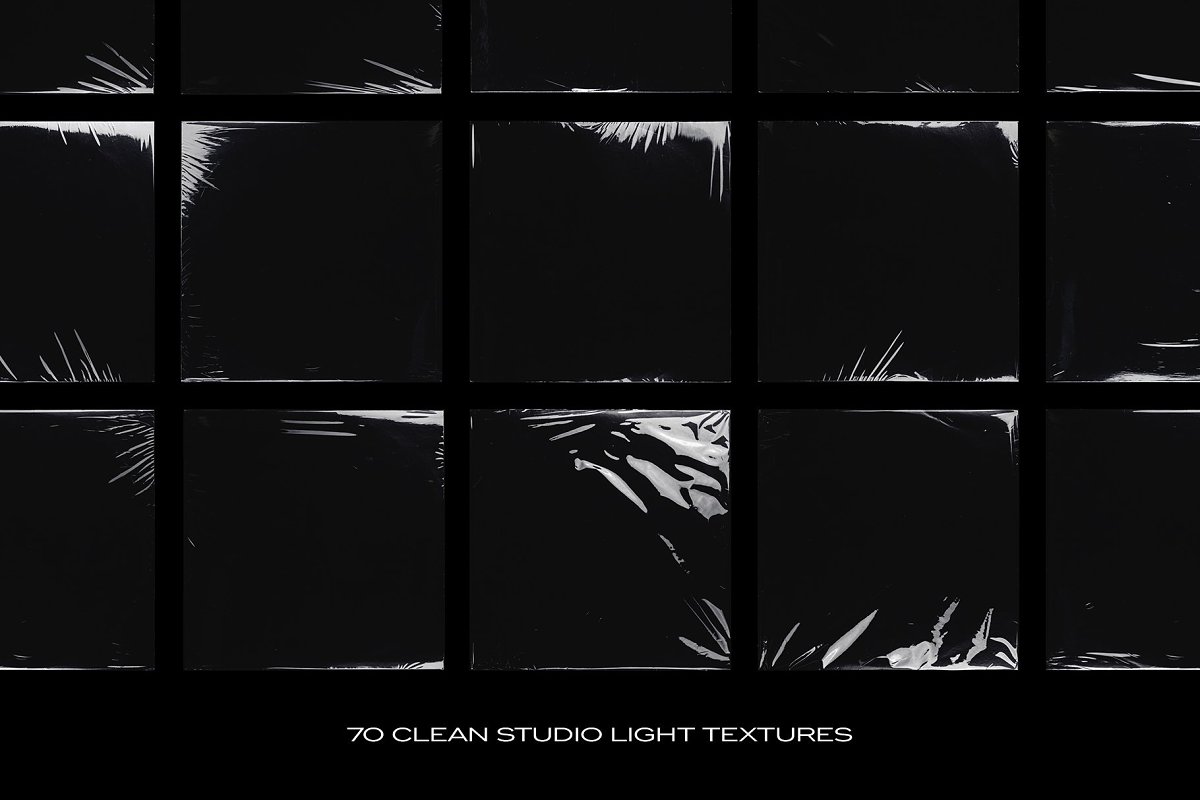 70 clean studio light textures.