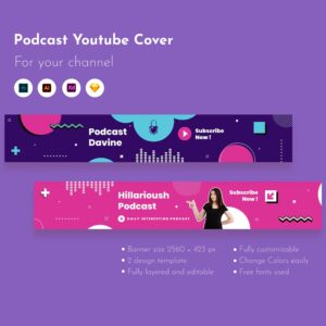 Podcast Youtube Cover – MasterBundles