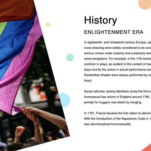 LGBT History Powerpoint Template | Master Bundles