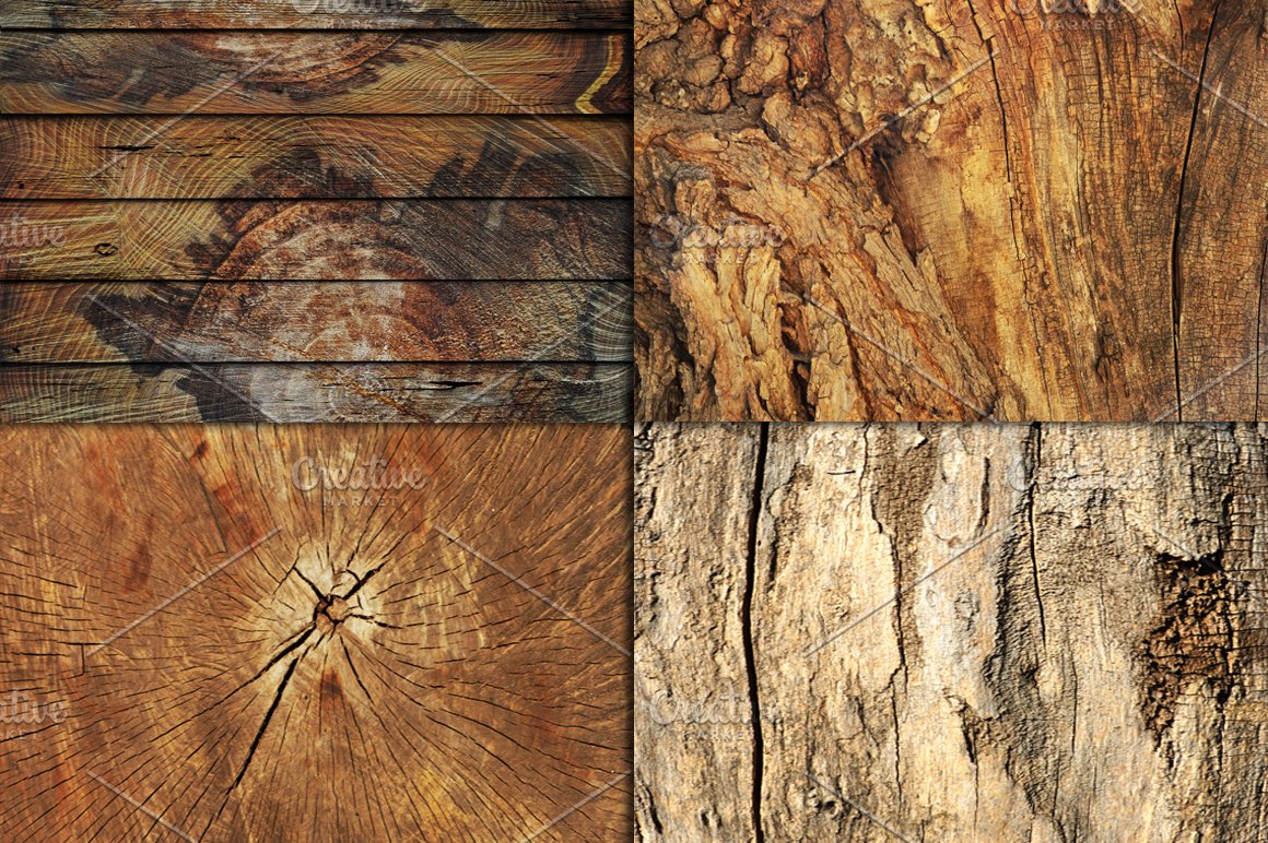 Some options of wooden backgrounds.