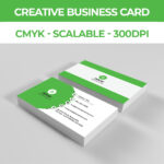 preview Green Creative Business Card Template