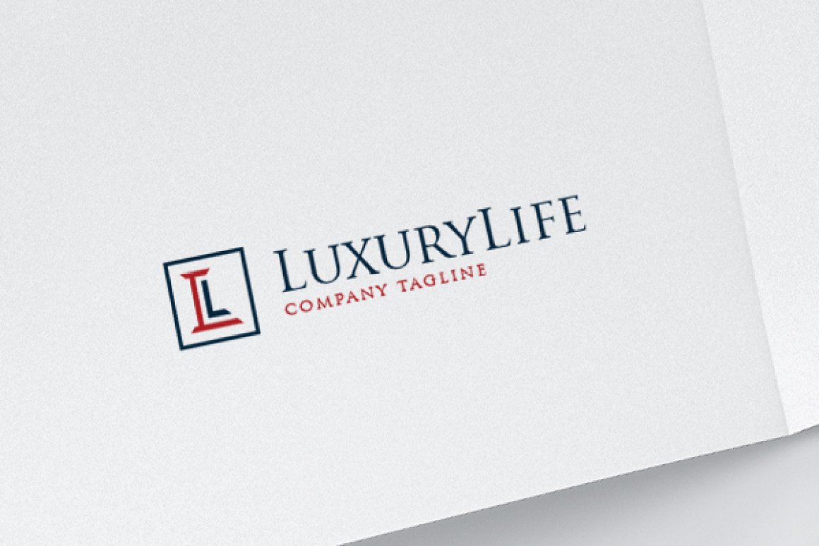 White paper with classic logo for businesses.