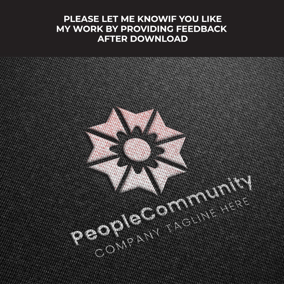preview People Community Logo - Abstract Logo - Group Logo - Business Logo - Company Logo