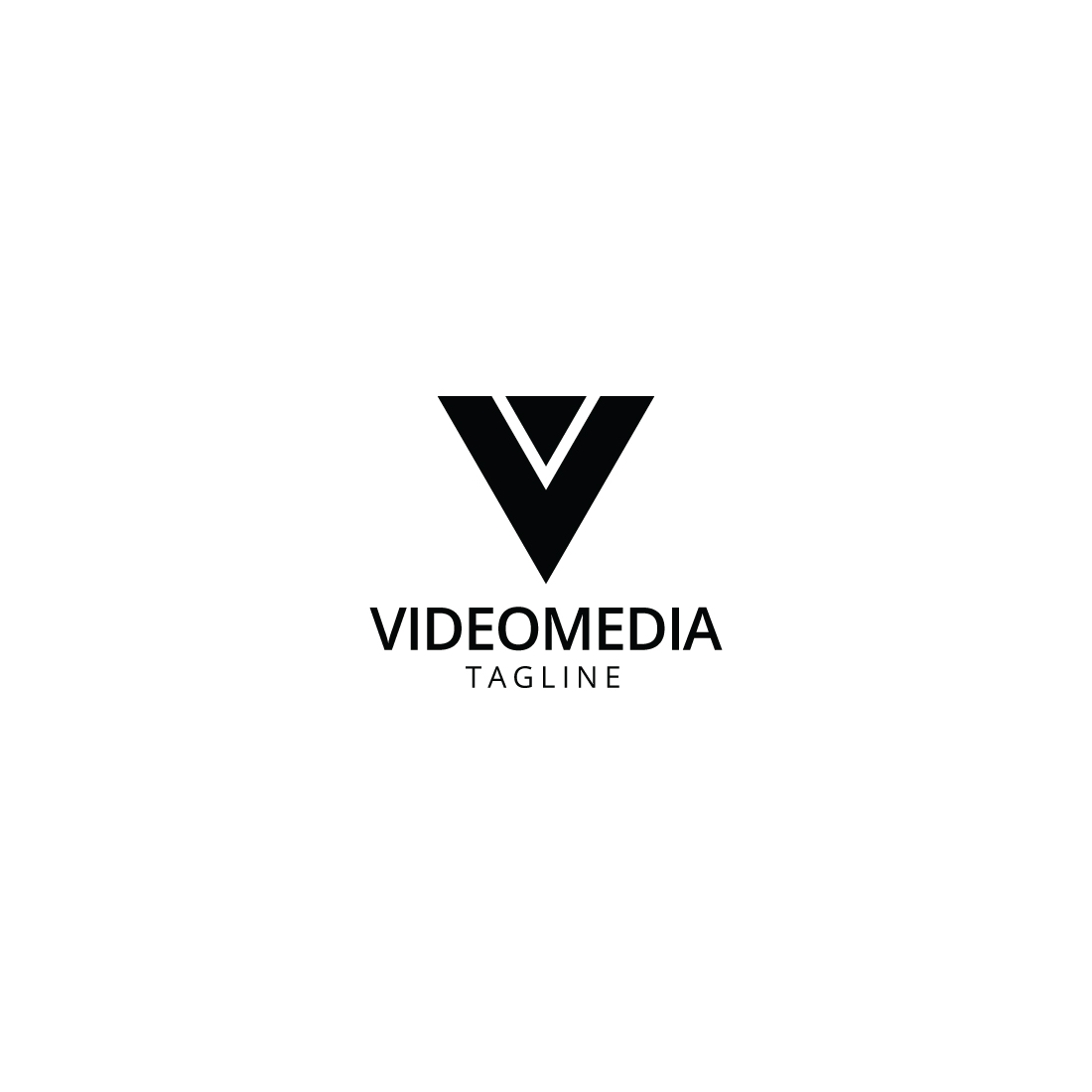 Video Media Logo Design preview image.