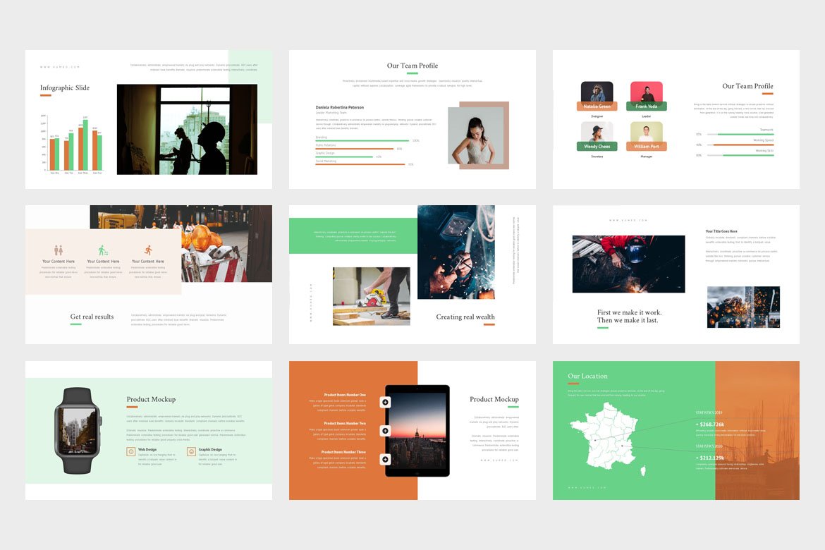 This template has simple and comfortable design for different topics.