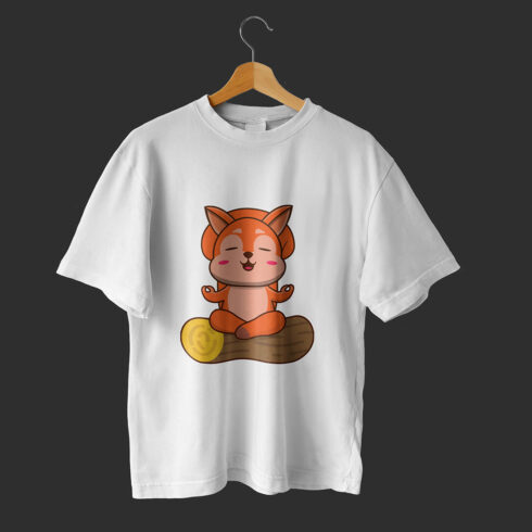 Cute Squirrel Illustrations T-Shirt cover image.