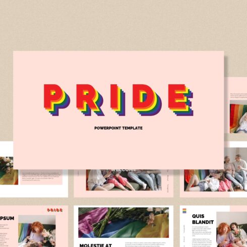 Pride powerpoint template.