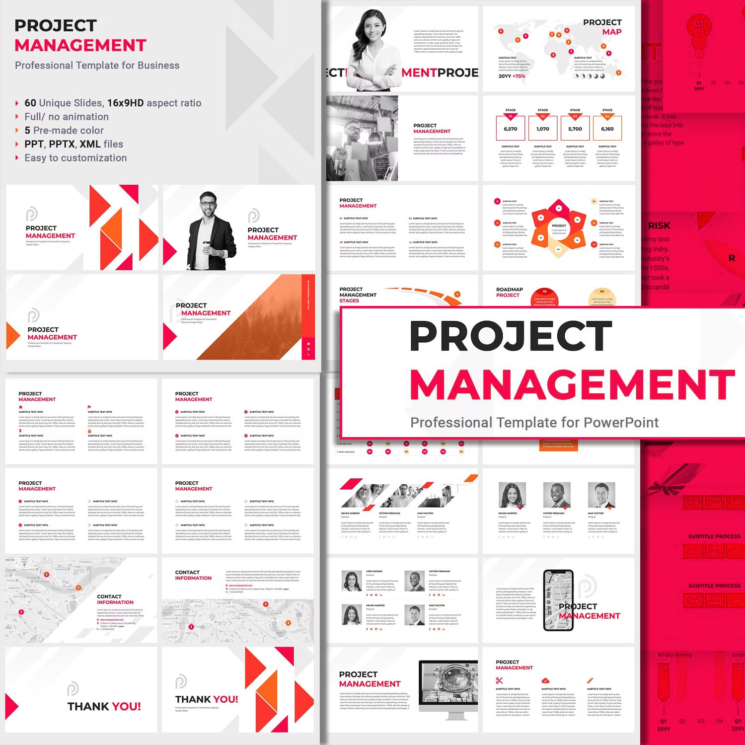 Project management powerpoint from Site2max.