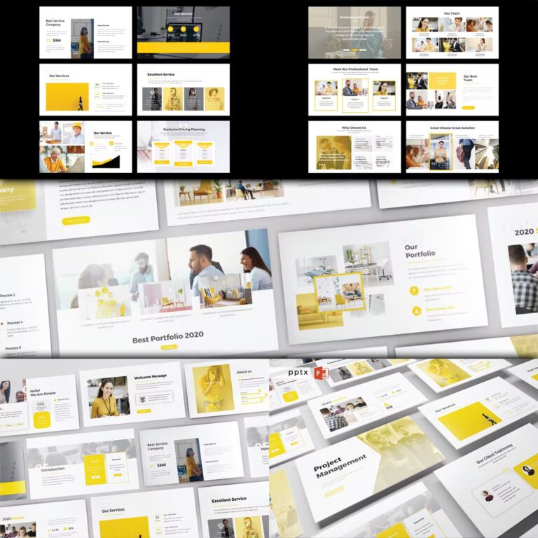 Project Management Powerpoint Template – MasterBundles