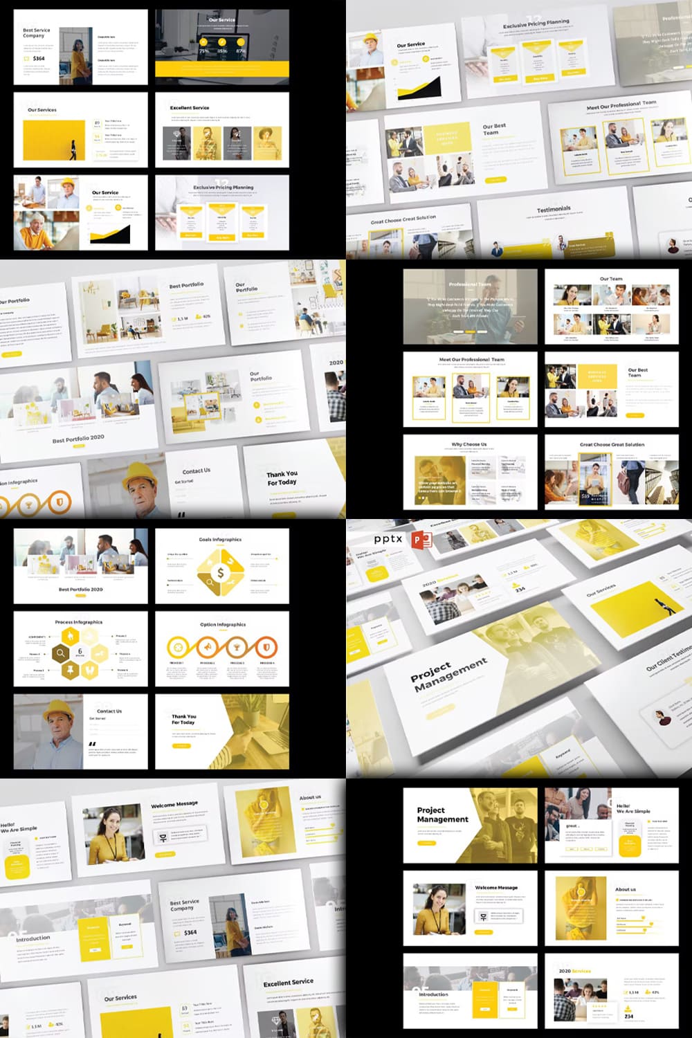 Project management powerpoint - pinterest image preview.