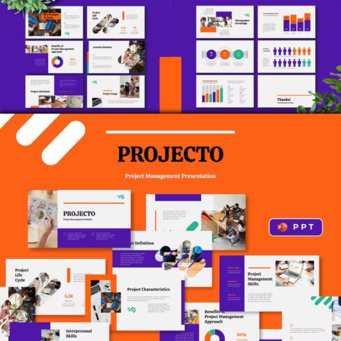 PROJECTO - Project Management Powerpoint Template – MasterBundles