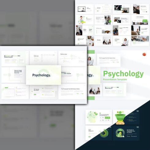 Psychology Healthcare PowerPoint Template – MasterBundles