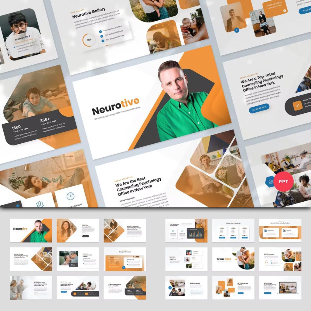 Psychology Presentation Template – MasterBundles