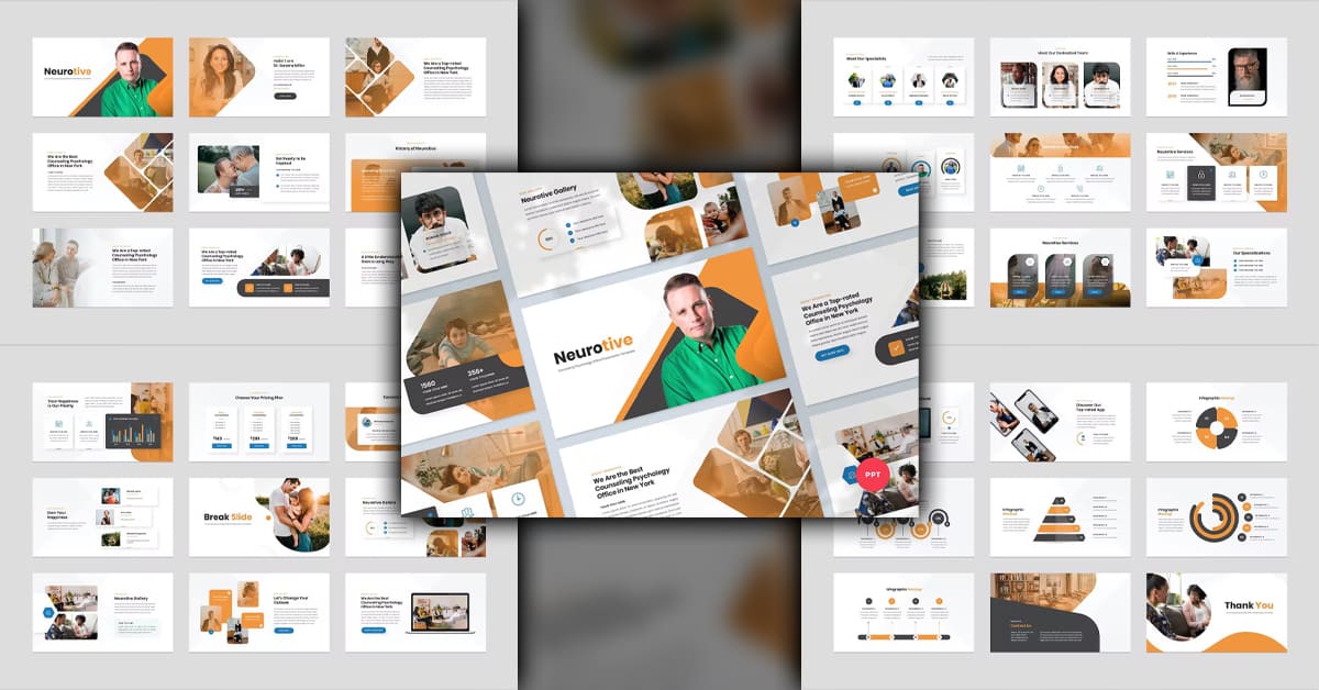 Psychology Presentation Template – MasterBundles
