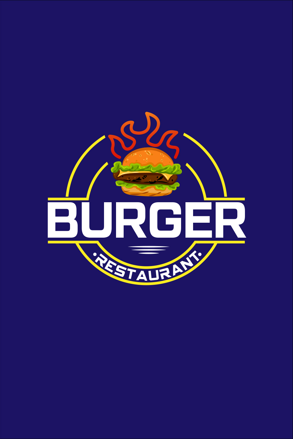 Restaurant Logo pinterest image.