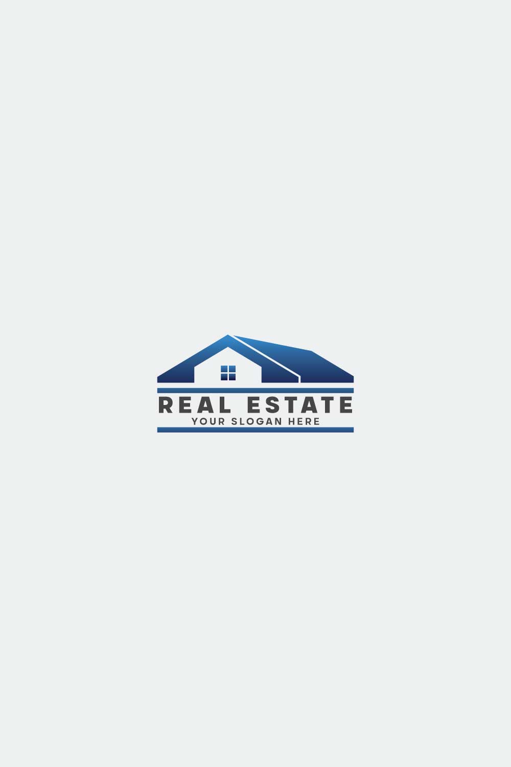 Luxury Real Estate Logo pinterest image.
