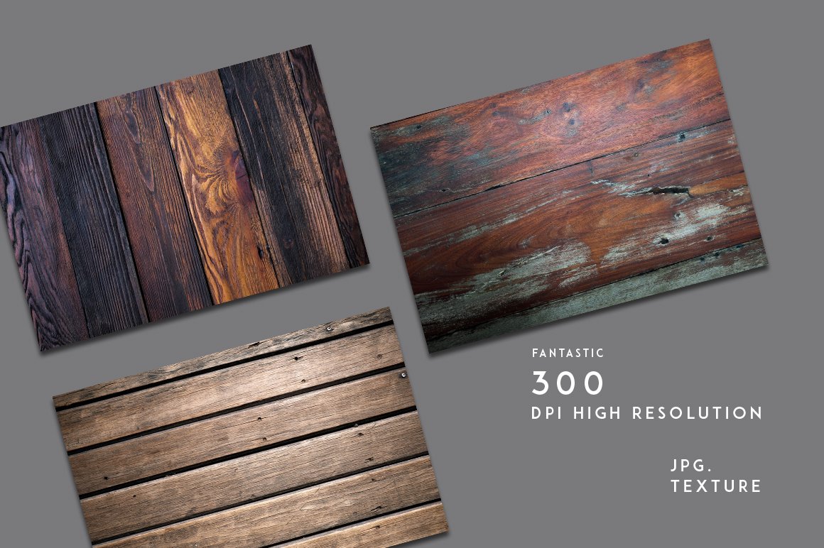 So creative and versatility wooden backgrounds set.