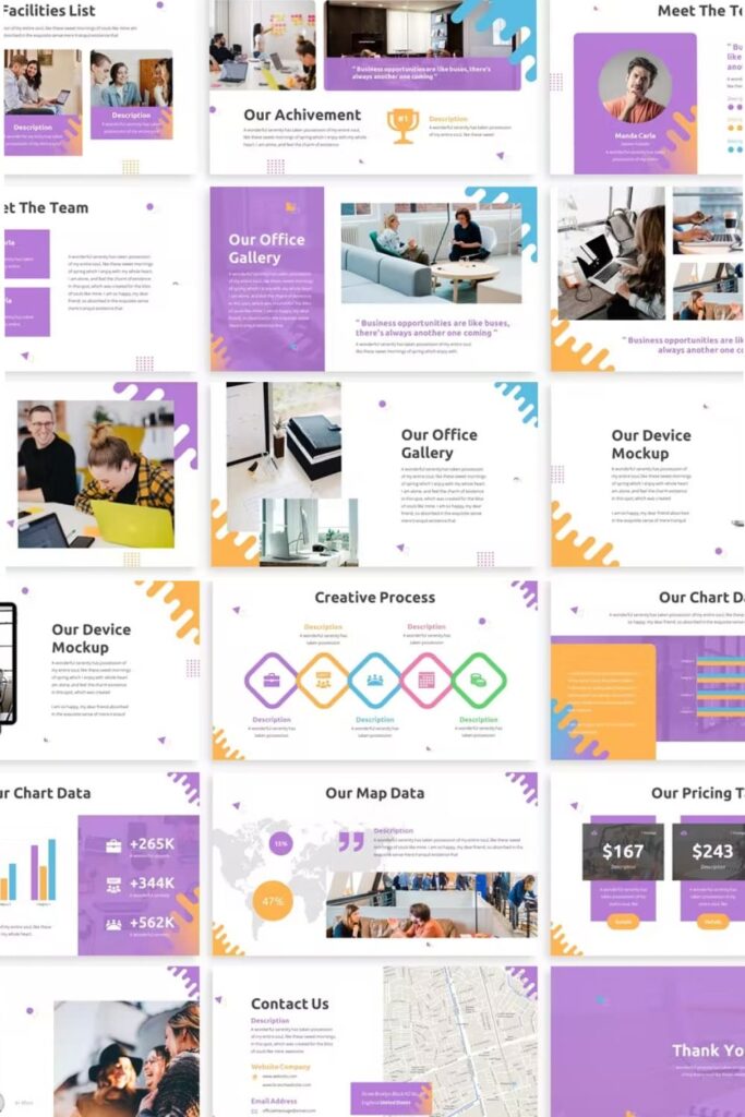 Sanara - Abstract Powerpoint Template – MasterBundles