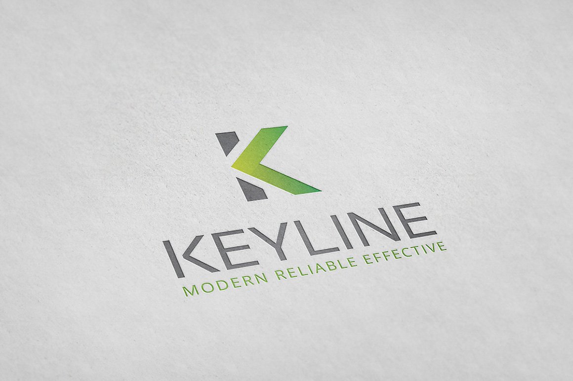 Light grey matte paper with a green logo.