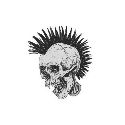 Skull in different look logo | MasterBundles