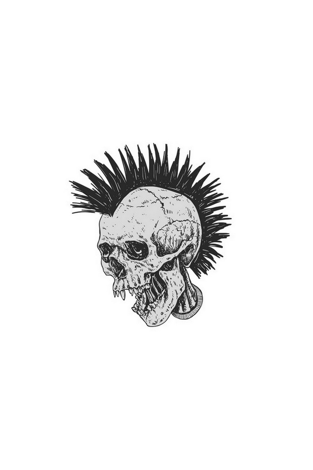 Skull Raiders Logo Skull in Different Look Logo pinterest image.