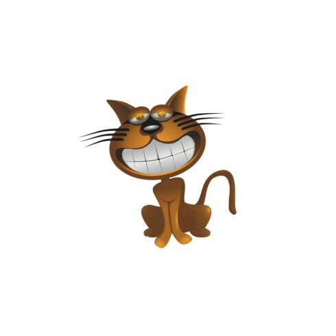 Funny Golden Cat Logo cover image.