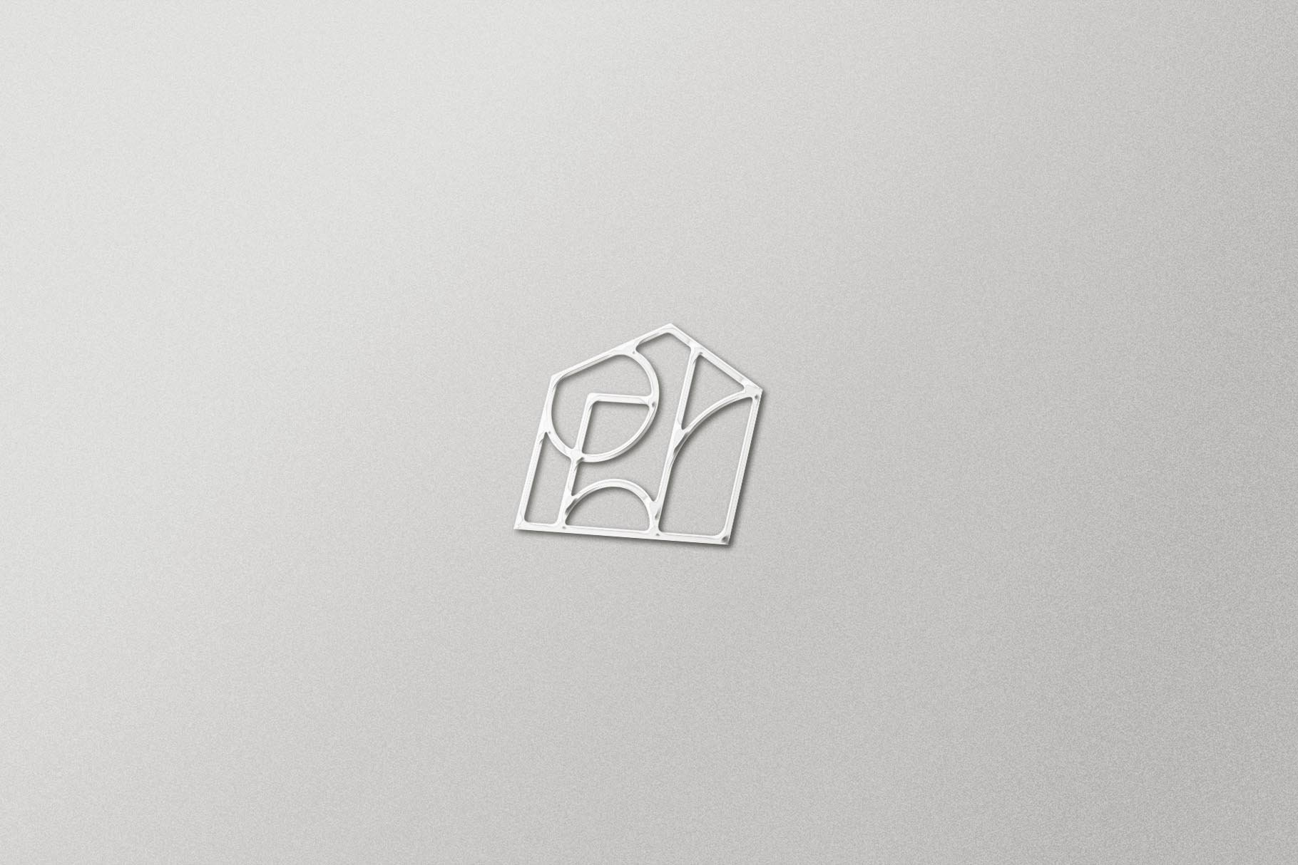 Matte white background with white glance logo.