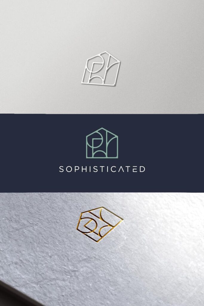 Sophisticated Real Estate Logo MasterBundles