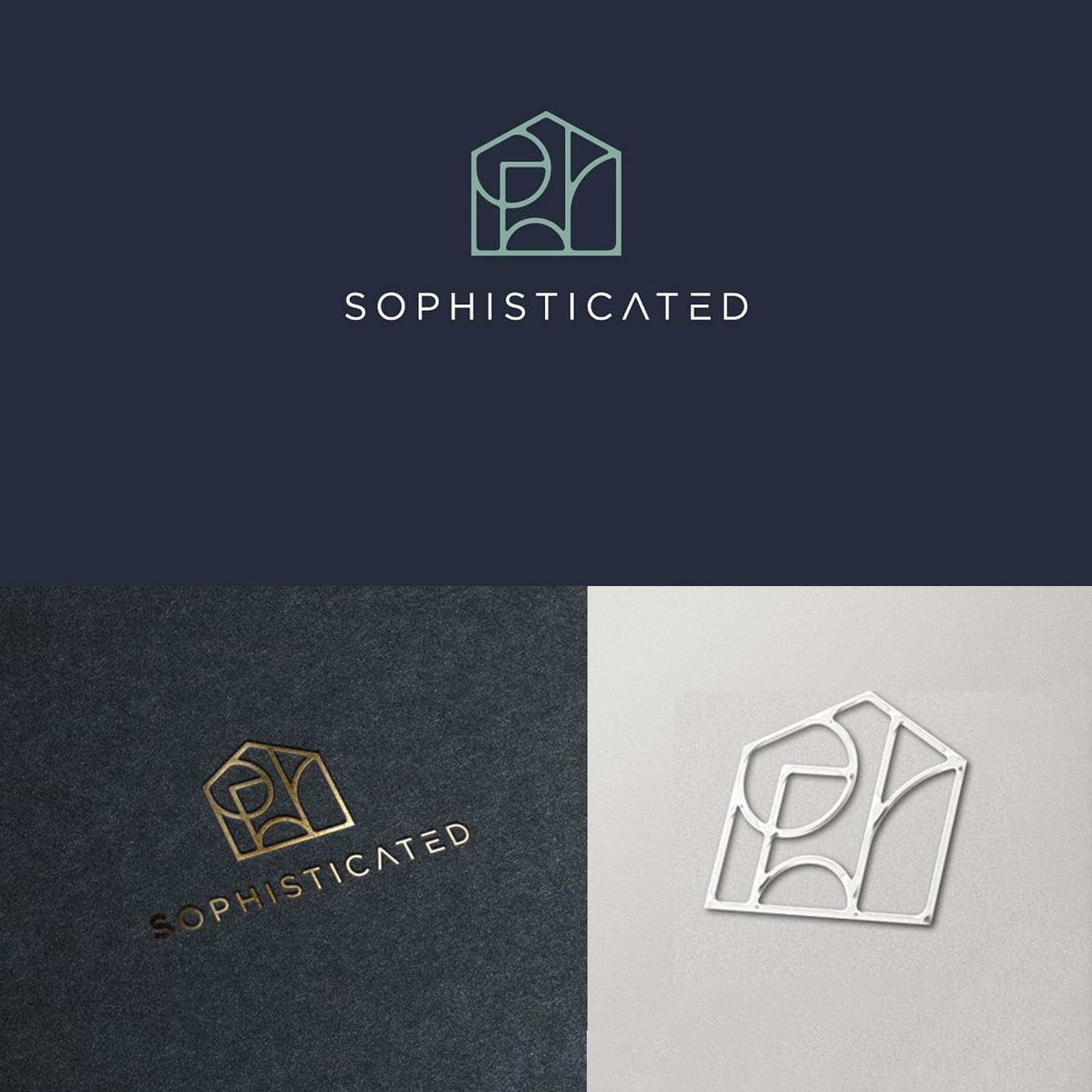 Sophisticated Real Estate Logo.