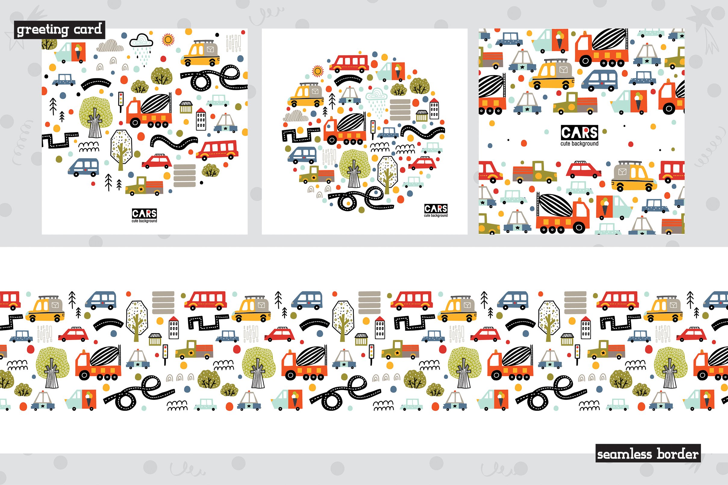 Cars graphic collection.