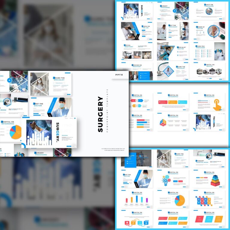 Surgery Powerpoint Template 150+ Total Slides – MasterBundles