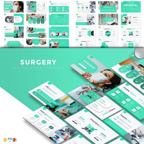 Surgery presentation template - main image preview.