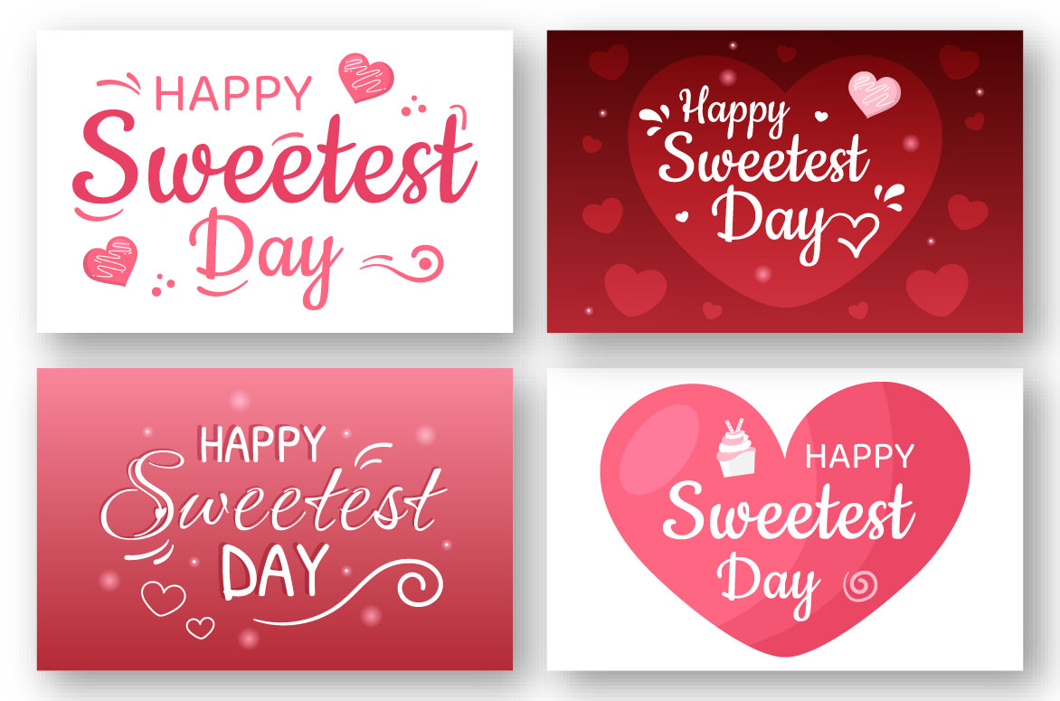 12 Happy Sweetest Day Illustration Examples.