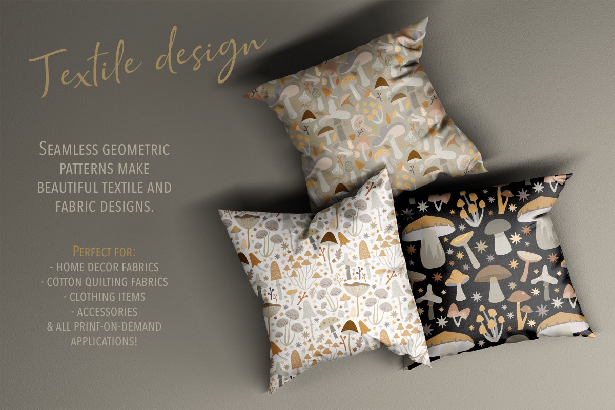 Textile design for fabrics.