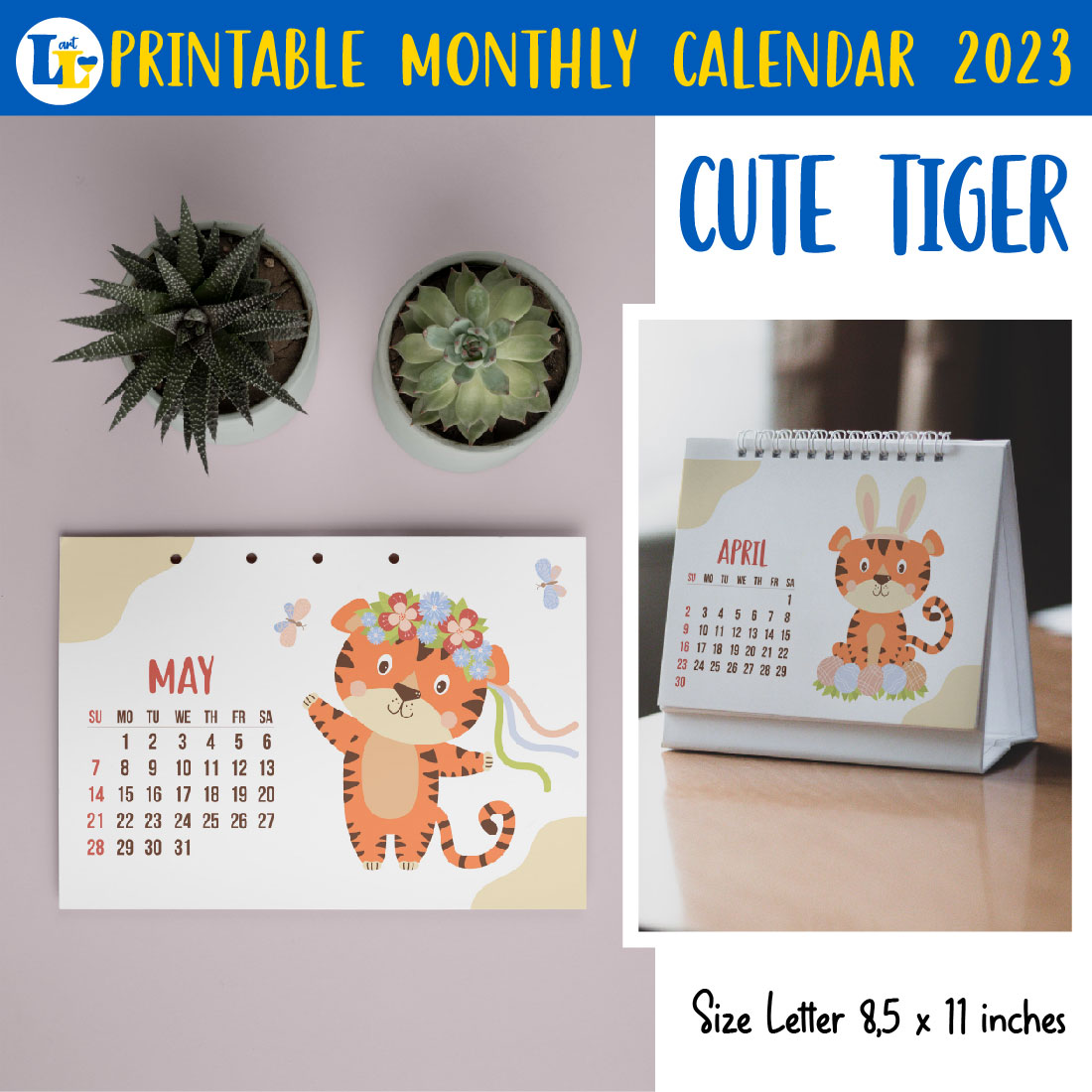 Printable Monthly Calendar 2023 previews.