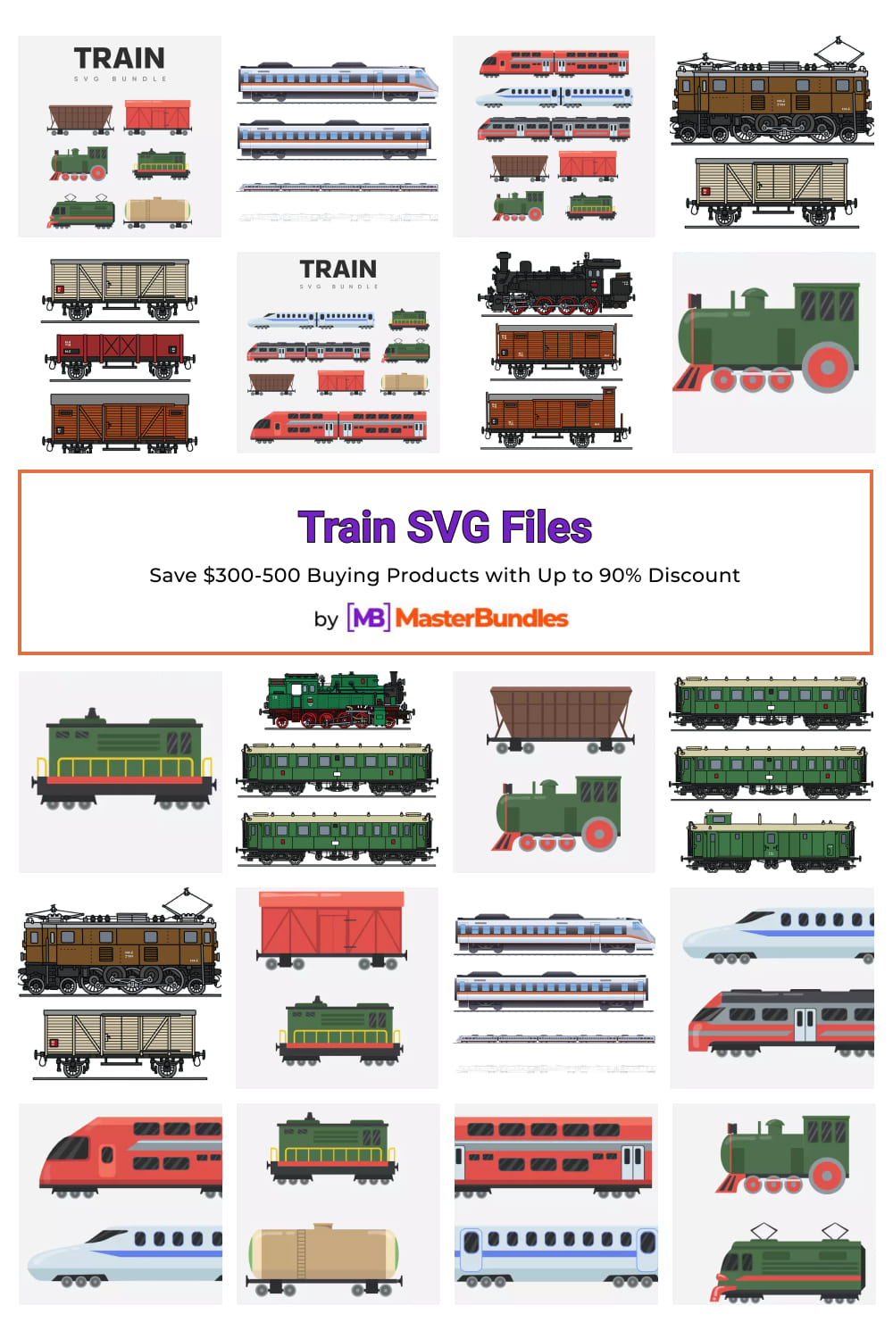 Train SVG Files for pinterest.