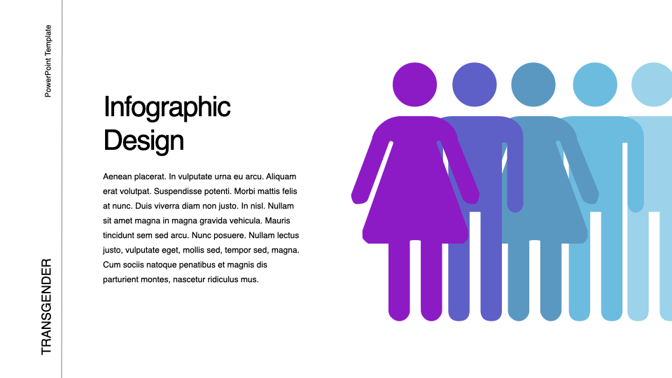 Simple colorful people infographic.