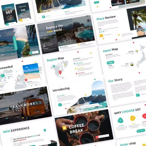 Travemore - Abstract Powerpoint Template – MasterBundles