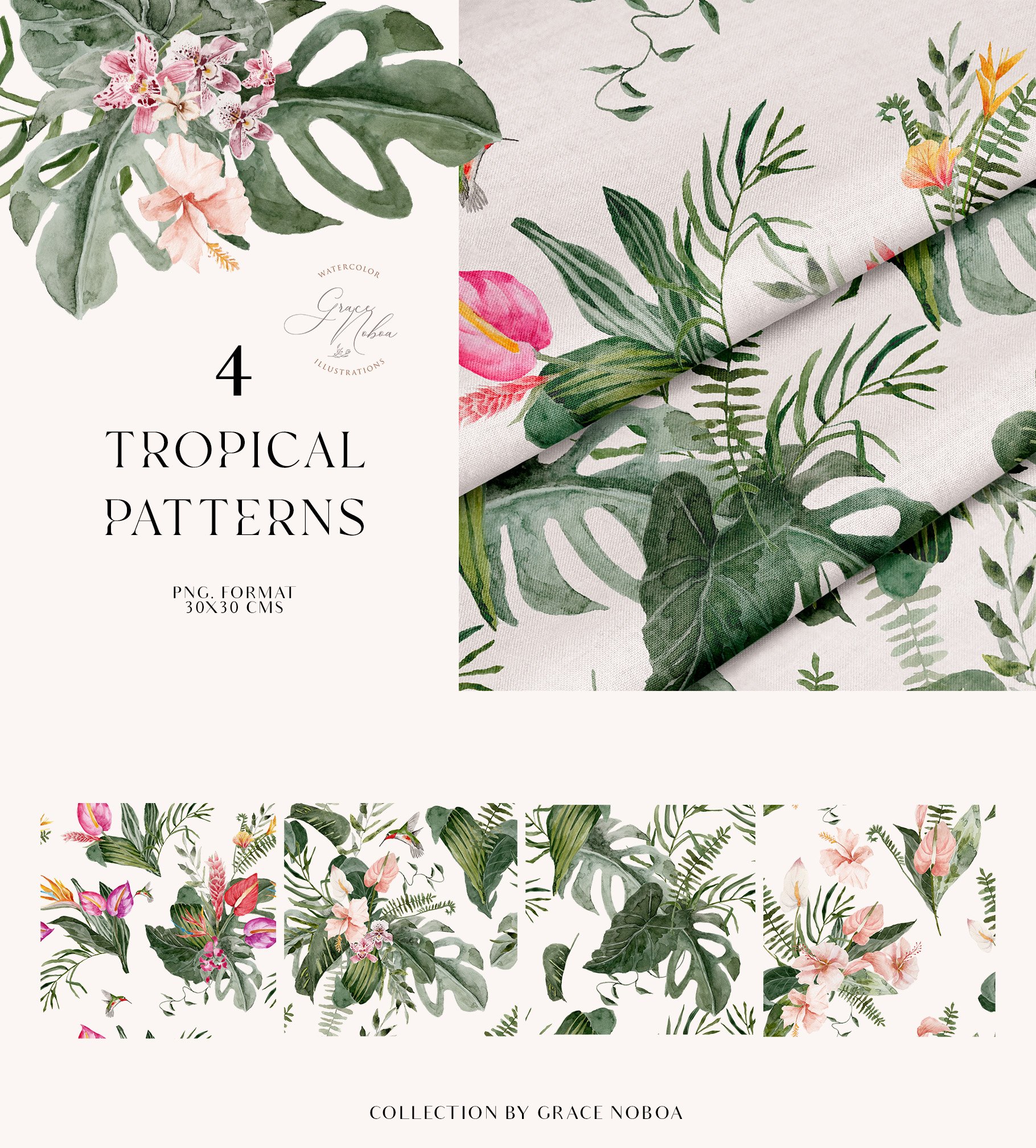 Cool tropical patterns.