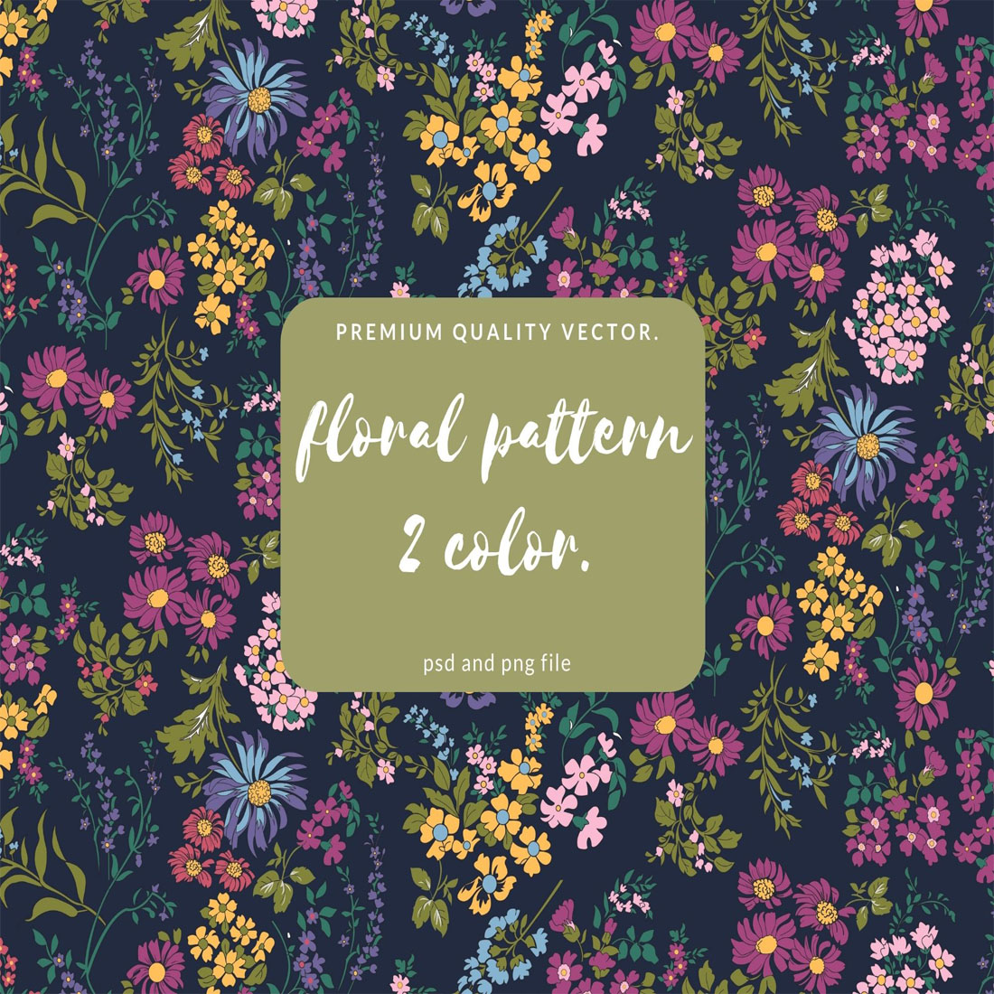 Seamless Floral Pattern Super High-Res Pattern cover image.