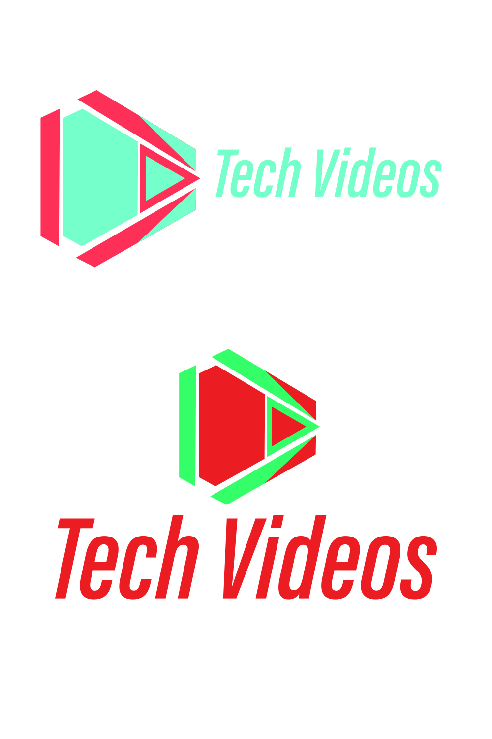 Video Icon Logo pinterest image.
