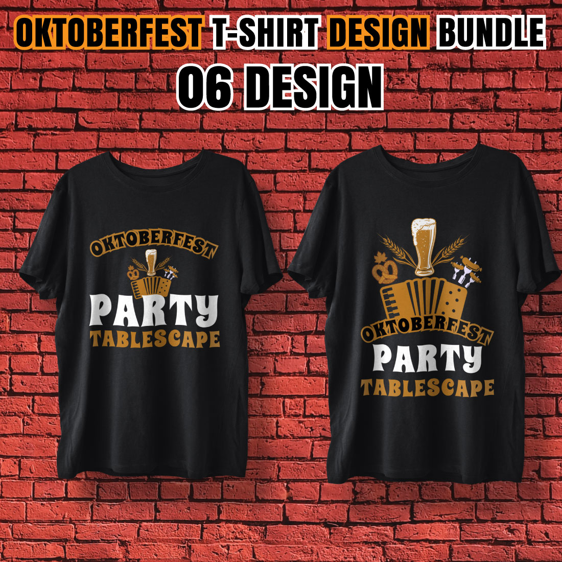 7 Print Ready Oktoberfest T-Shirt Design Bundle, party oktoberfest design.